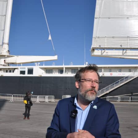 Le Neoliner Origin rejoint son port d'attache à Nantes Saint-Nazaire