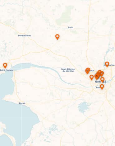 La carte du coworking